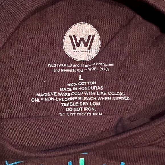 ‘18 Westworld Loot Crate Exclusive Black Graphic Tee Shirt / Size L - Picture 4 of 4